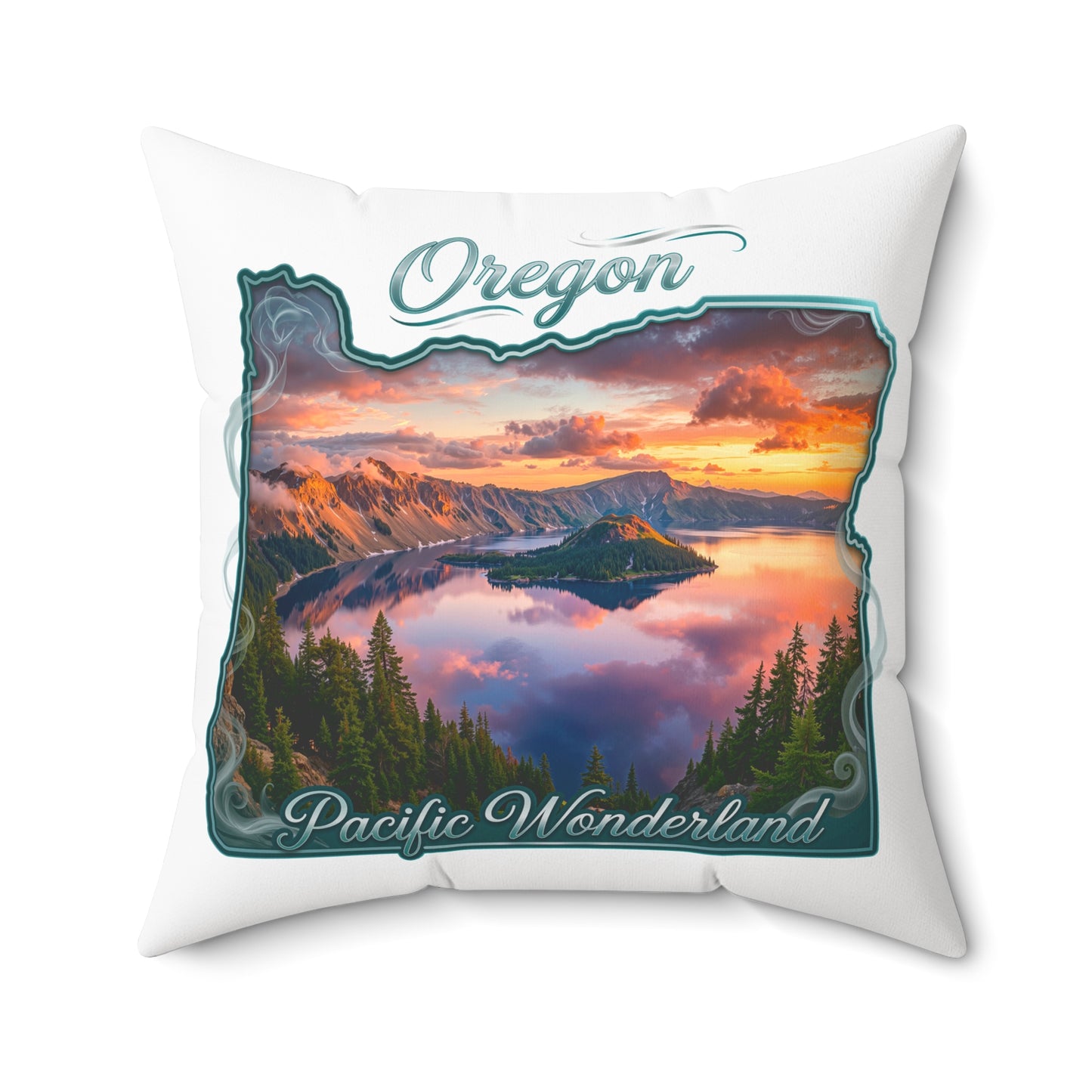 Spun Polyester Square Pillow