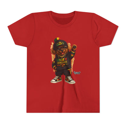 Kids Unity Heritage Tee — Youth Short Sleeve Shirt with 'Unity' Design