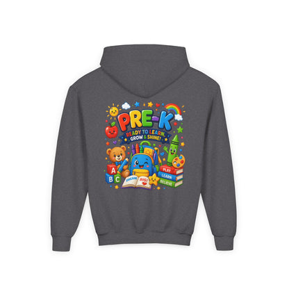 Pre-K Ready to Learn Youth Hoodie – Cute Back-to-School Preschool Sweatshirt