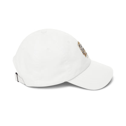 Bride Floral Script Dad Cap — Bridal Party Bachelorette Baseball Hat