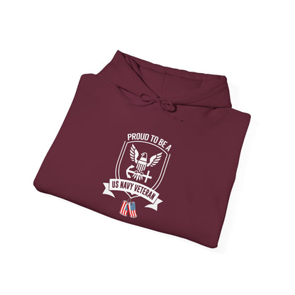 Proud to Be a US Navy Veteran Hoodie