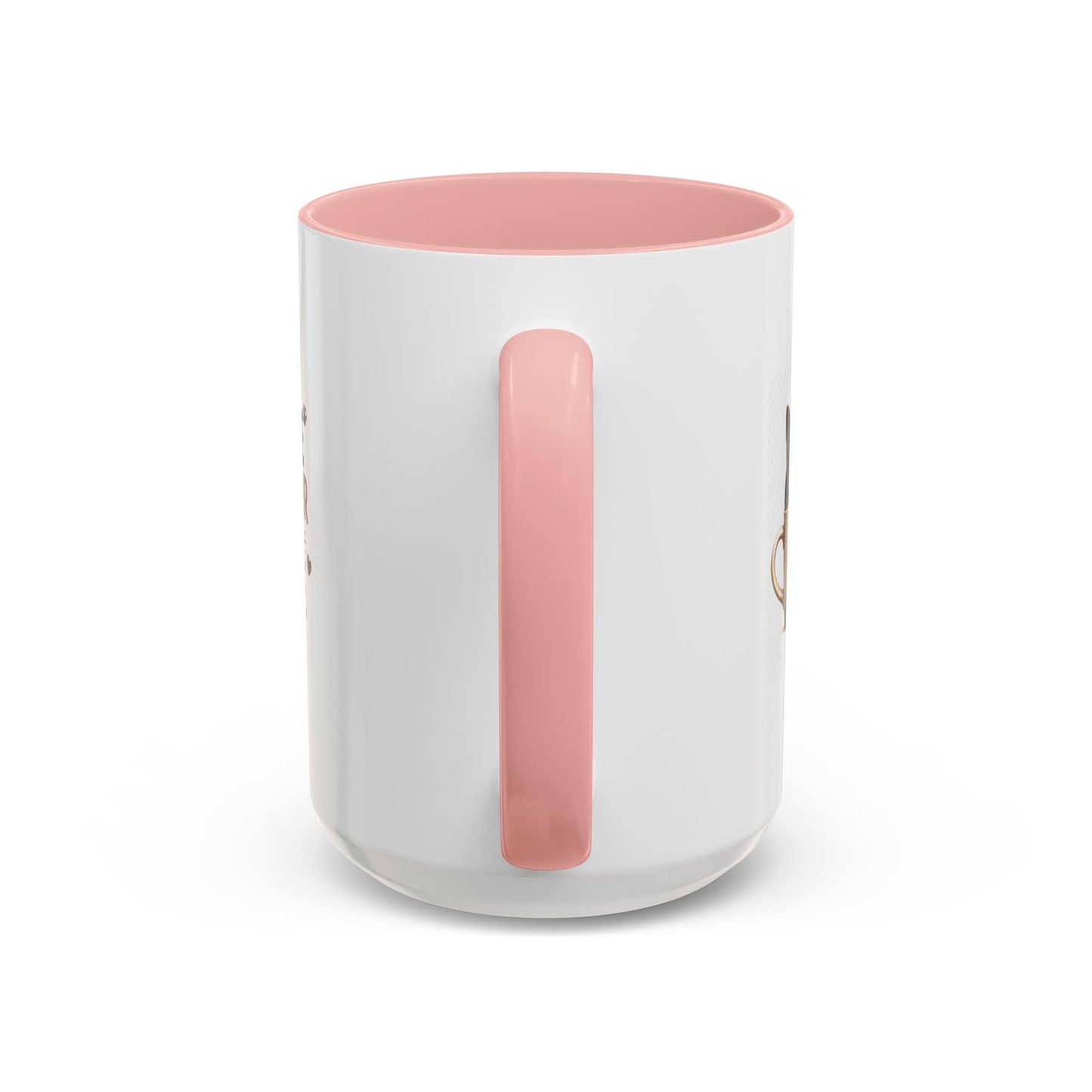 Coffee & Cat Hair Mug — "Coffee, Cat Hair, Don't Care" Accent Ceramic Coffee Mug (11/15oz)