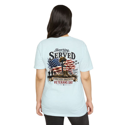 Veterans Day "Honoring All Who Served" T-Shirt