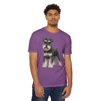 Schnauzer Dog T-Shirt — Realistic Miniature Schnauzer Graphic Tee