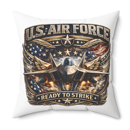 U.S. Air Force 'Ready to Strike' Decorative Pillow