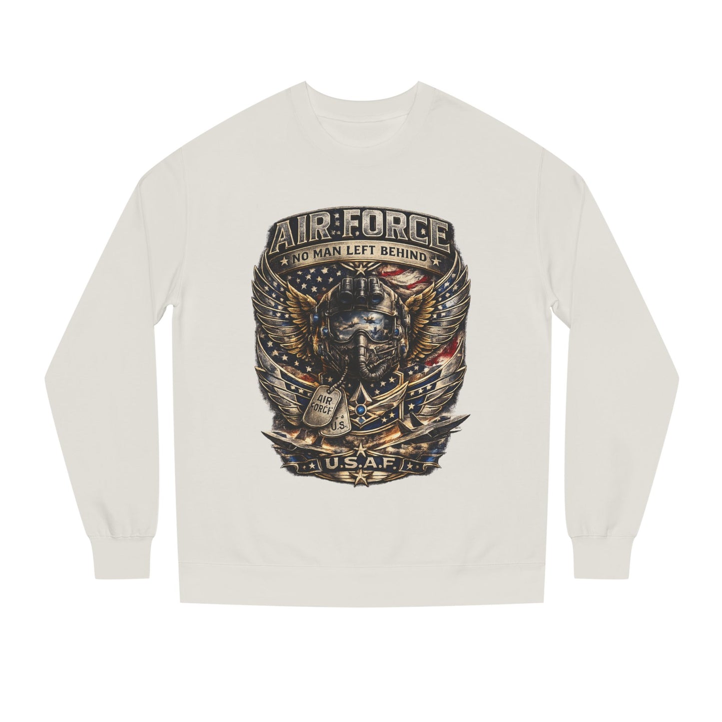 Air Force 'No Man Left Behind' Crewneck Sweatshirt