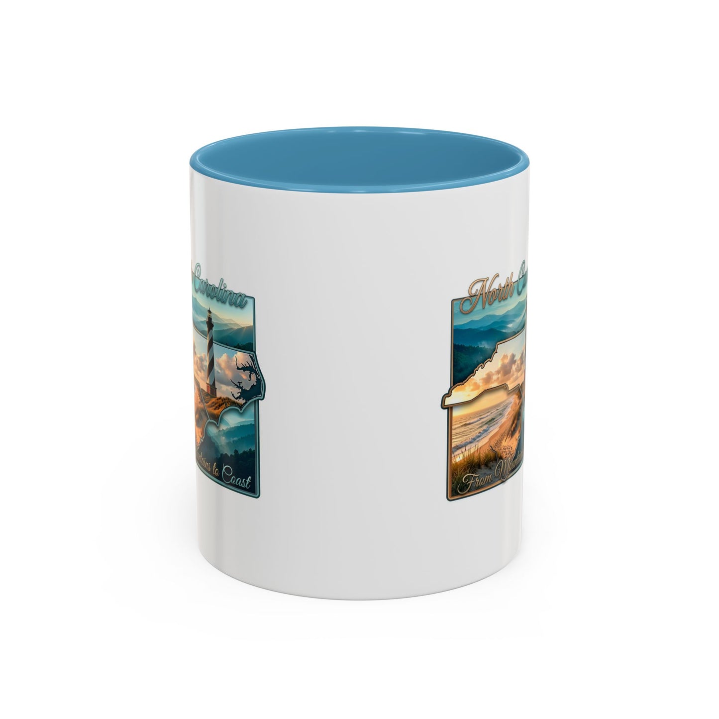 Coastal Lighthouse Coffee Mug – From Mountains to Coast Accent Mug
