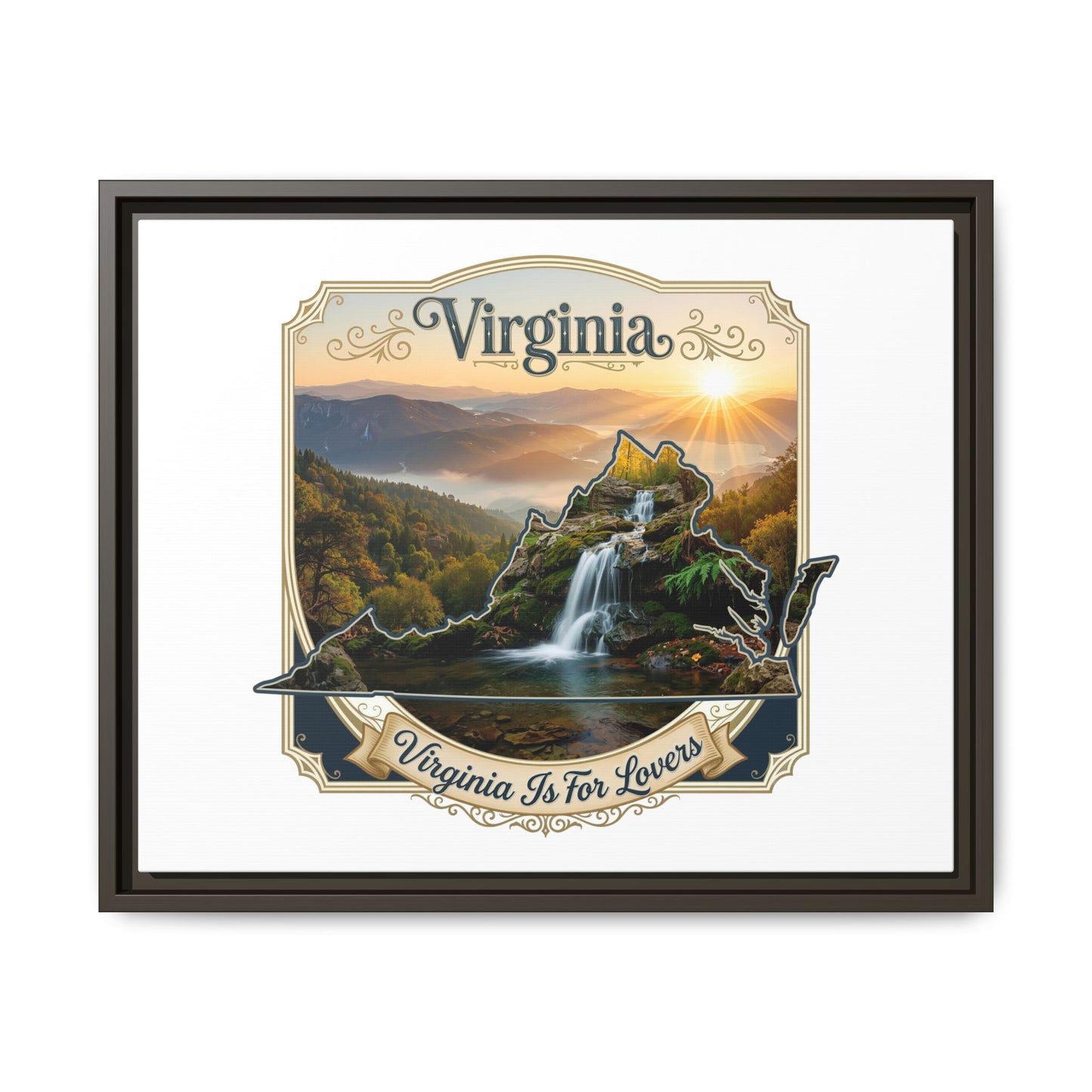 Matte Canvas, Framed (Multi-color)