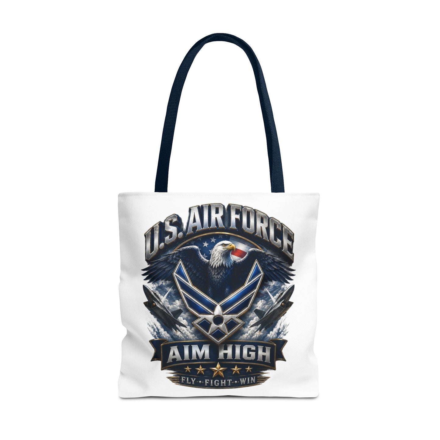 U.S. Air Force Aim High Tote Bag — Patriotic Eagle Military Tote
