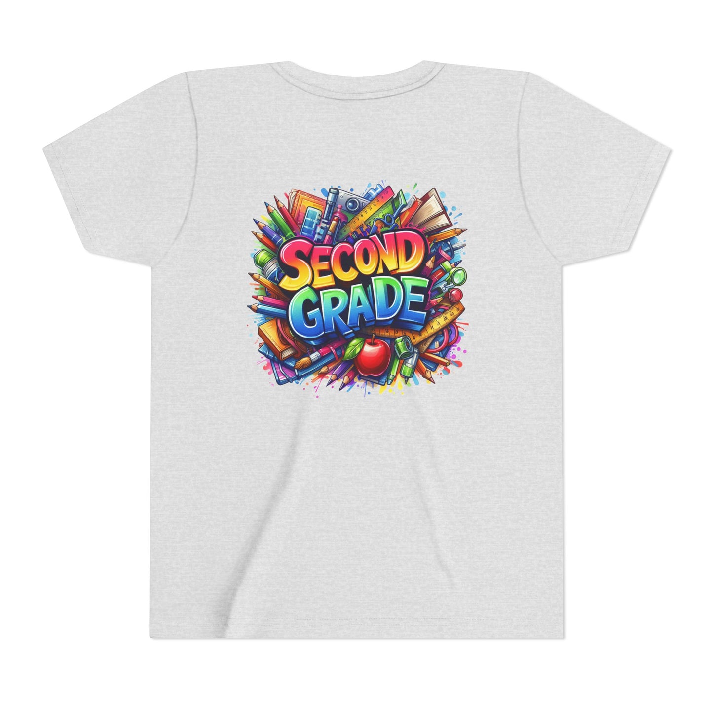 Second Grade Youth Tee — Colorful Back-to-School Kids T-Shirt