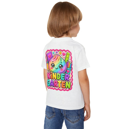 Kindergarten Cute Rainbow Emoji Toddler T-Shirt