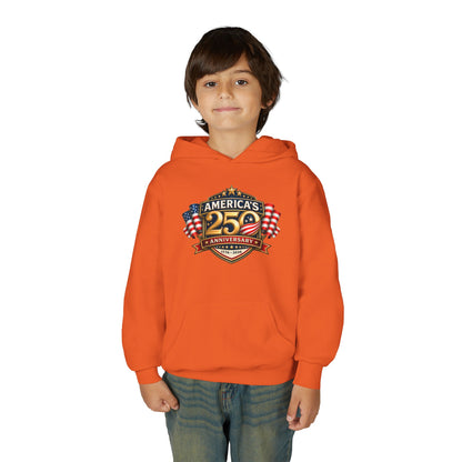 Youth Hoodie — "America's 250th Anniversary" Patriotic 1776-2026 Celebration Design