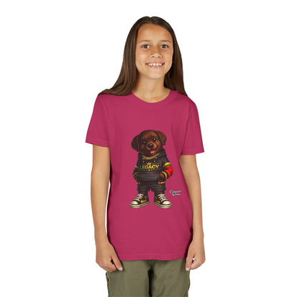 Youth Dog Tee — 'Legacy' Streetwear Puppy Graphic Shirt
