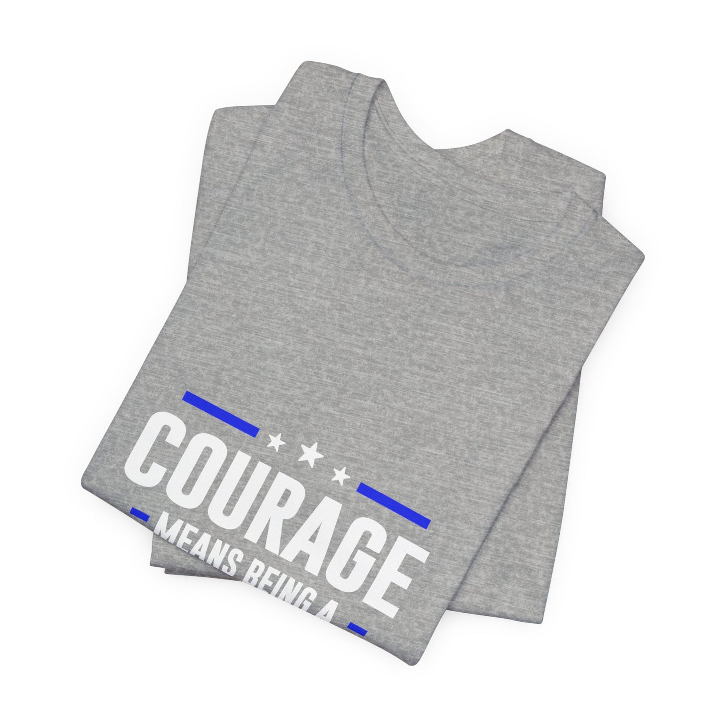 Peacemaker Courage Tee — "Courage Means Being a Peacemaker" Graphic T-Shirt