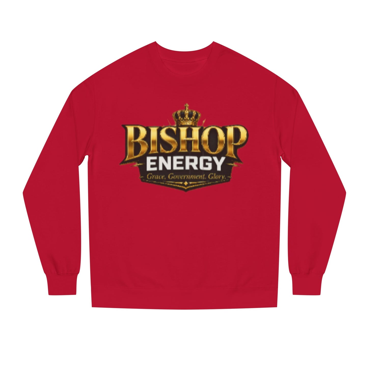 Bishop Energy Crewneck Sweatshirt — Gold Crown Logo Streetwear