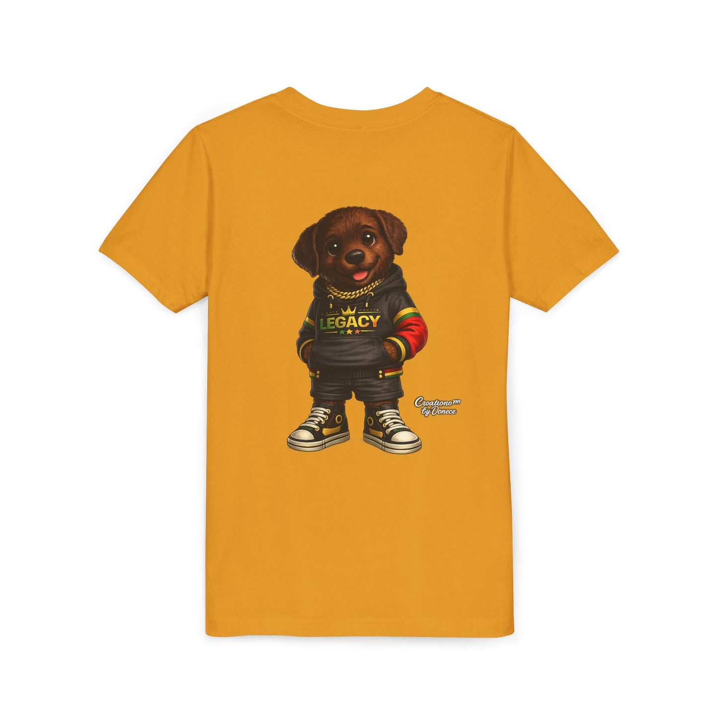 Youth Tee — Cute Rottweiler Puppy in 'Legacy' Hoodie Kids T‑Shirt