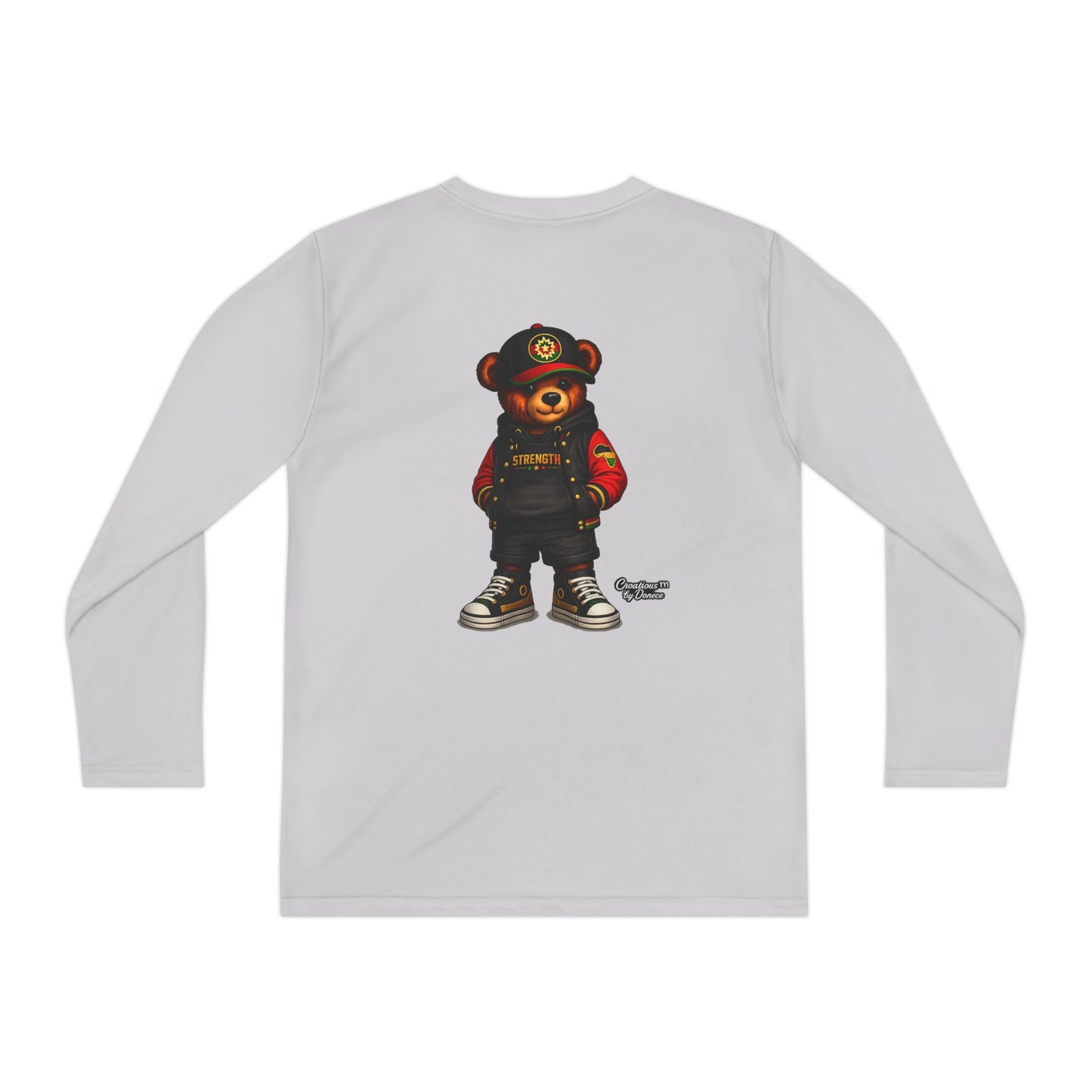 Youth Long Sleeve Tee — Urban Bear Graphic