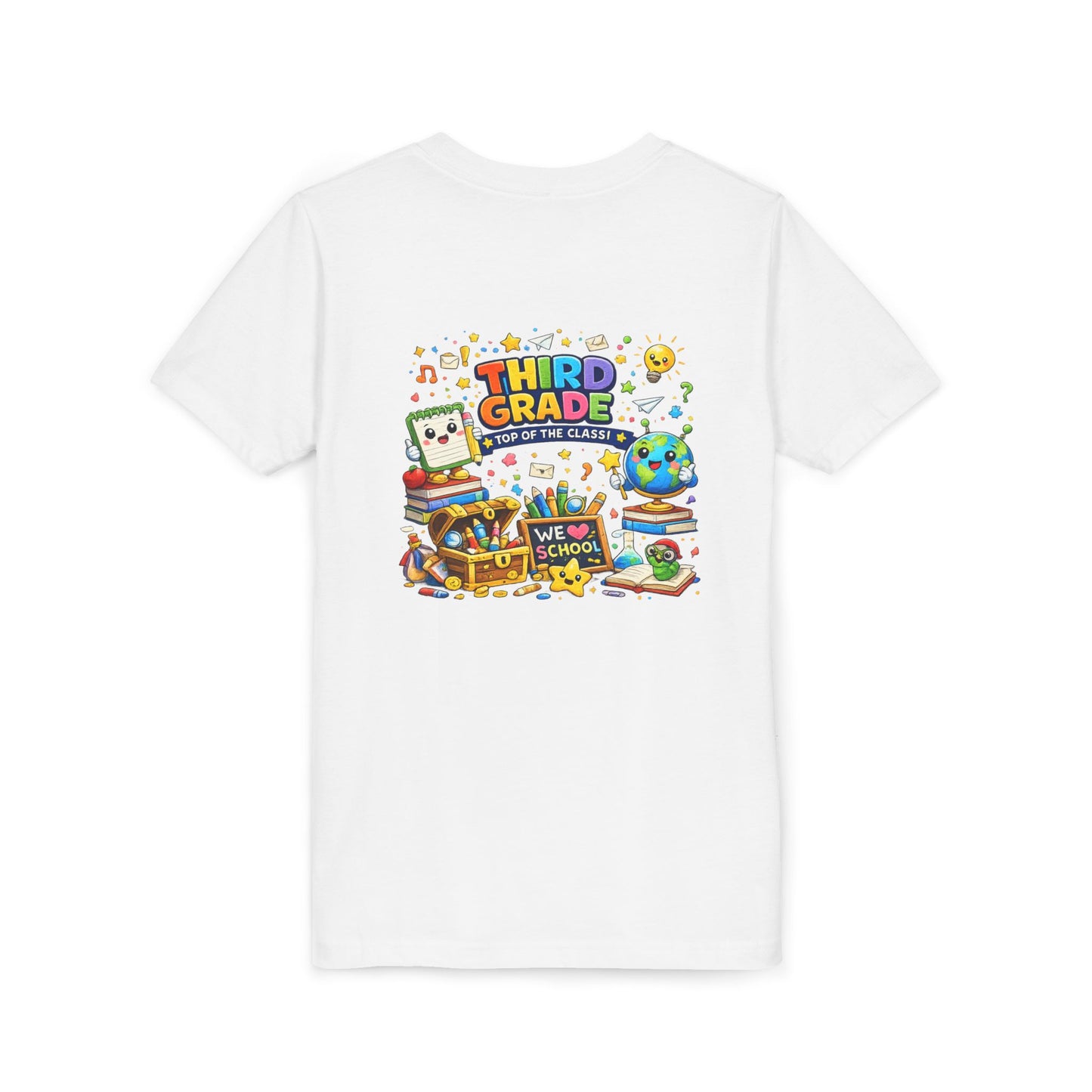 Third Grade Kids Tee — "Third Grade Out of the Classroom" Back-to-School Youth Shirt