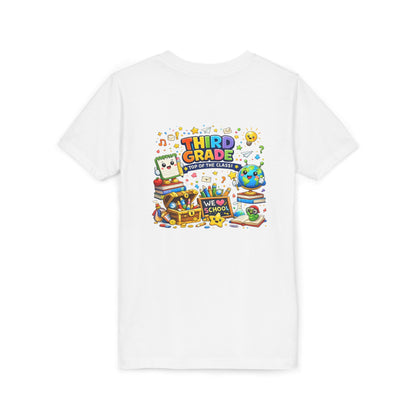 Third Grade Kids Tee — "Third Grade Out of the Classroom" Back-to-School Youth Shirt