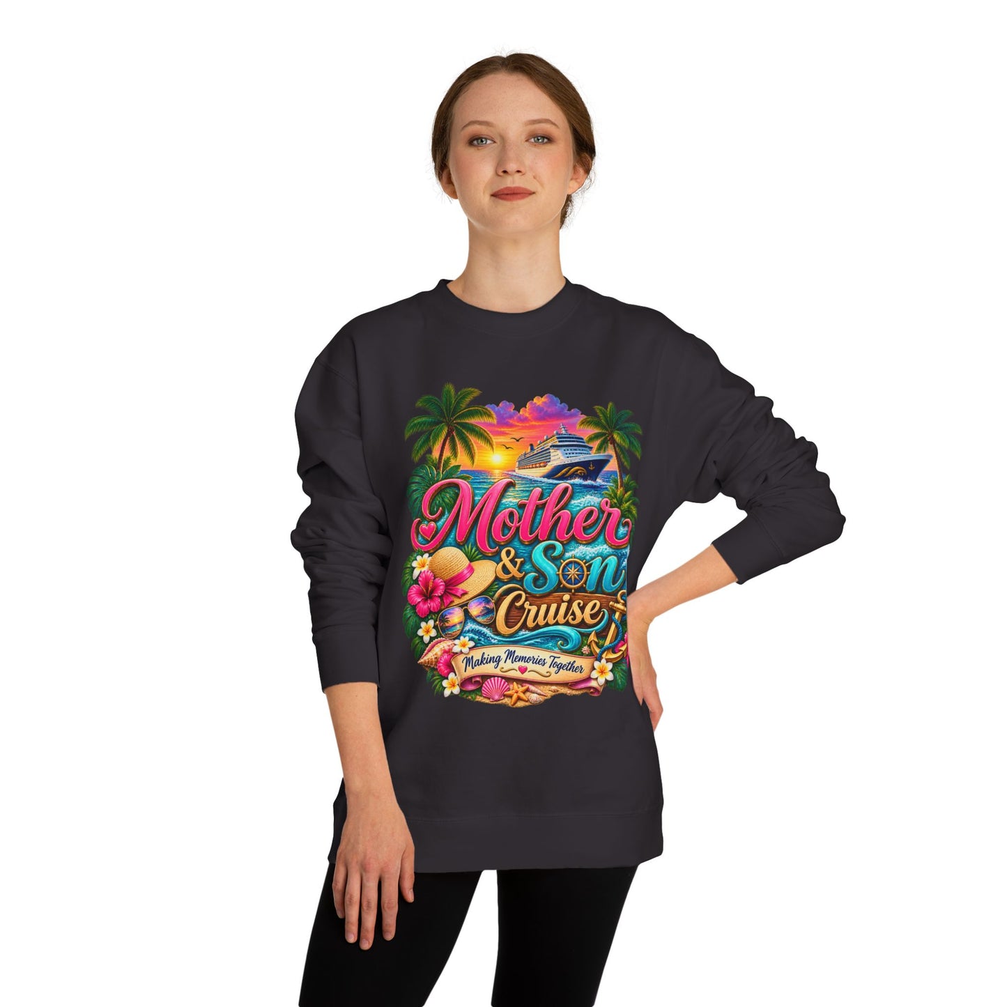 Mother & Son Cruise Sweatshirt — Tropical Family Cruise Crewneck