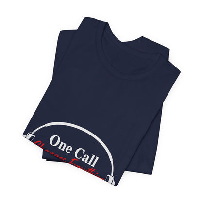 One Call Changes Everything Headset Tee — Dispatcher & Emergency Responder Shirt