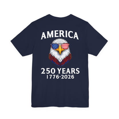 America 250 Years Tee — Patriotic Bald Eagle 1776-2026 T-Shirt