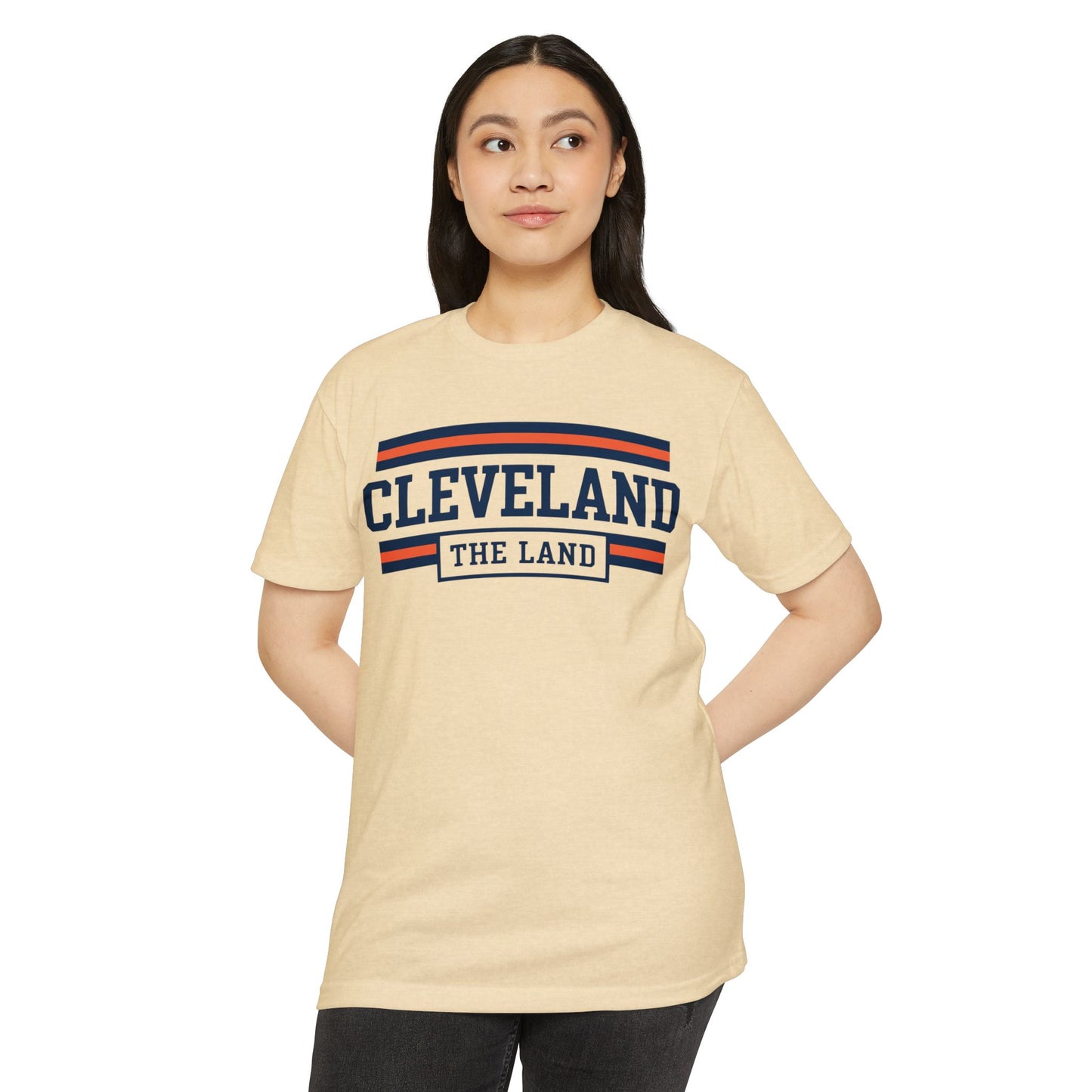 Cleveland "The Land" Retro Striped Tee