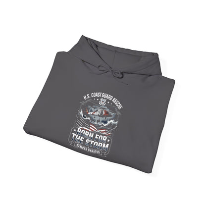 U.S Coast Guard Rescue Born for the Storm Hoodie