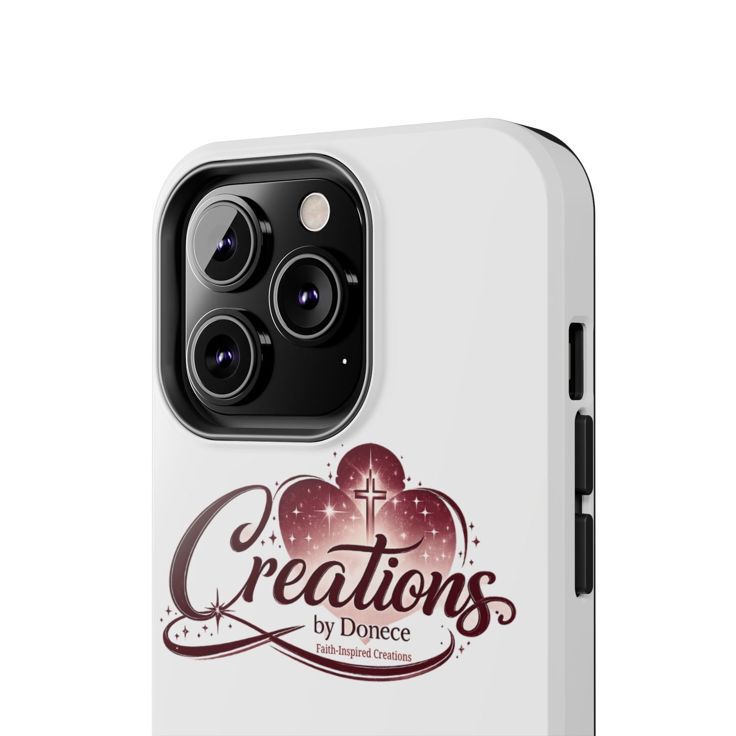 Tough Phone Case — "Creations by Donece" Logo Protective Phone Cover