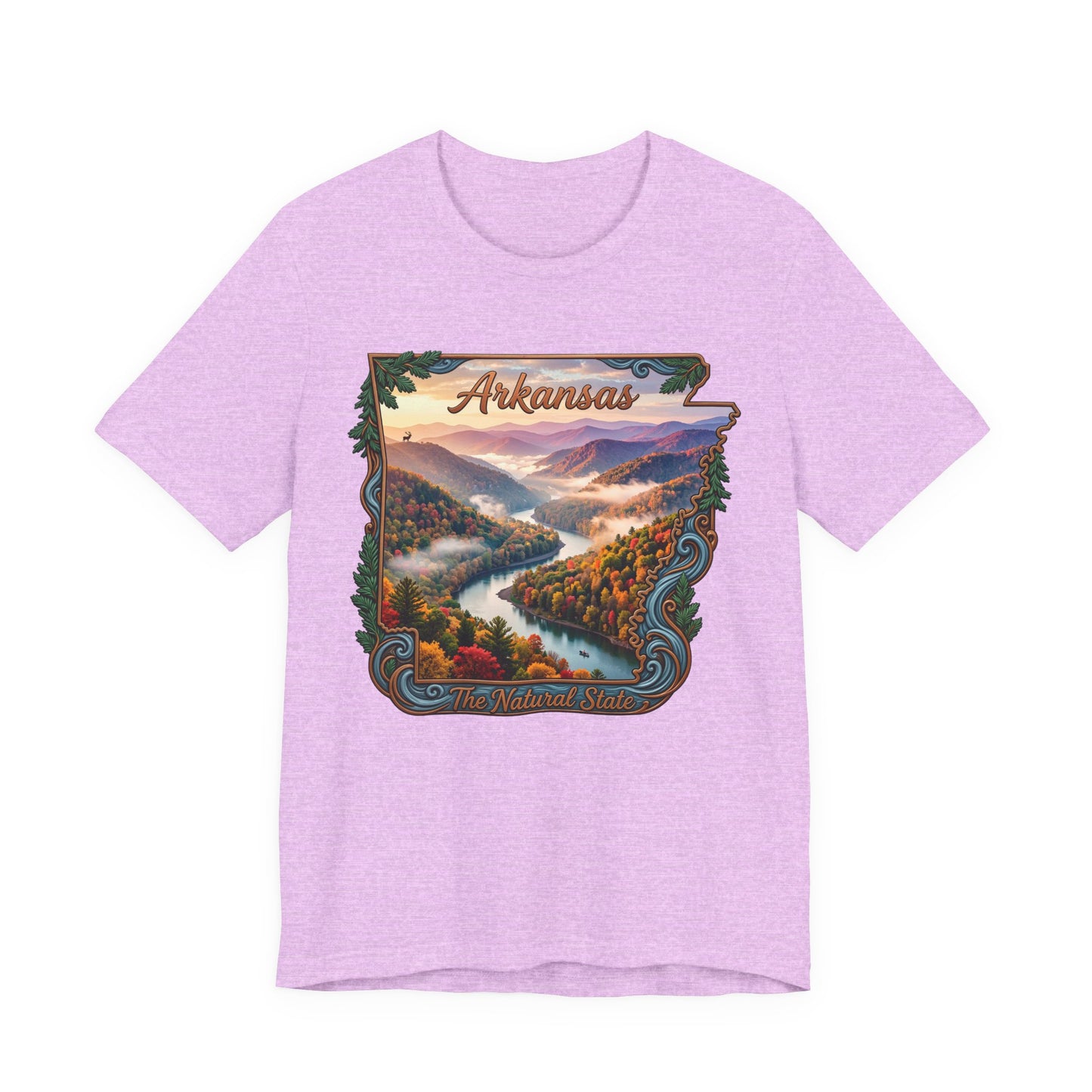 Arkansas Scenic River Tee — The Natural State Retro Landscape T-Shirt