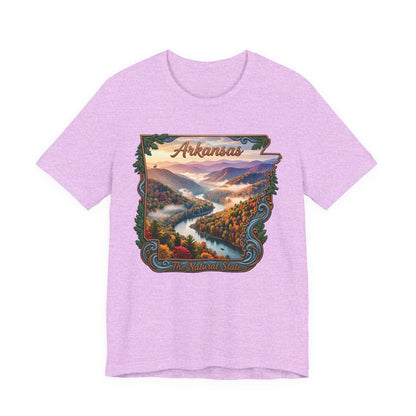 Arkansas Scenic River Tee — The Natural State Retro Landscape T-Shirt