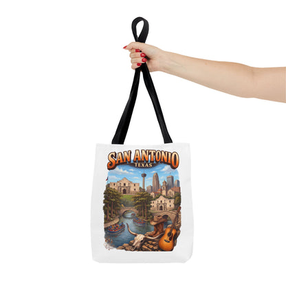 San Antonio Texas Tote Bag — Riverwalk Landmark Travel Souvenir