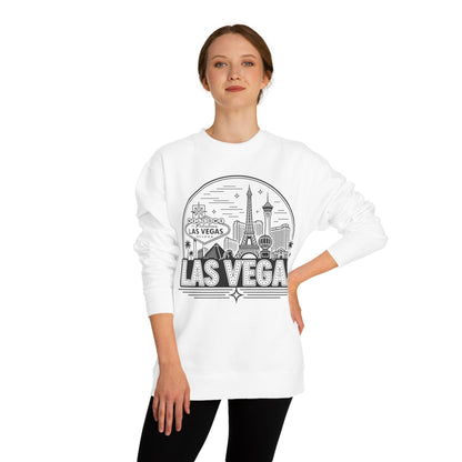 Las Vegas Skyline Sweatshirt — Vintage Casino Travel Crewneck