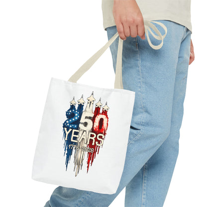 50 Years USA Anniversary Tote Bag — 1776–2026 Patriotic Celebration Tote