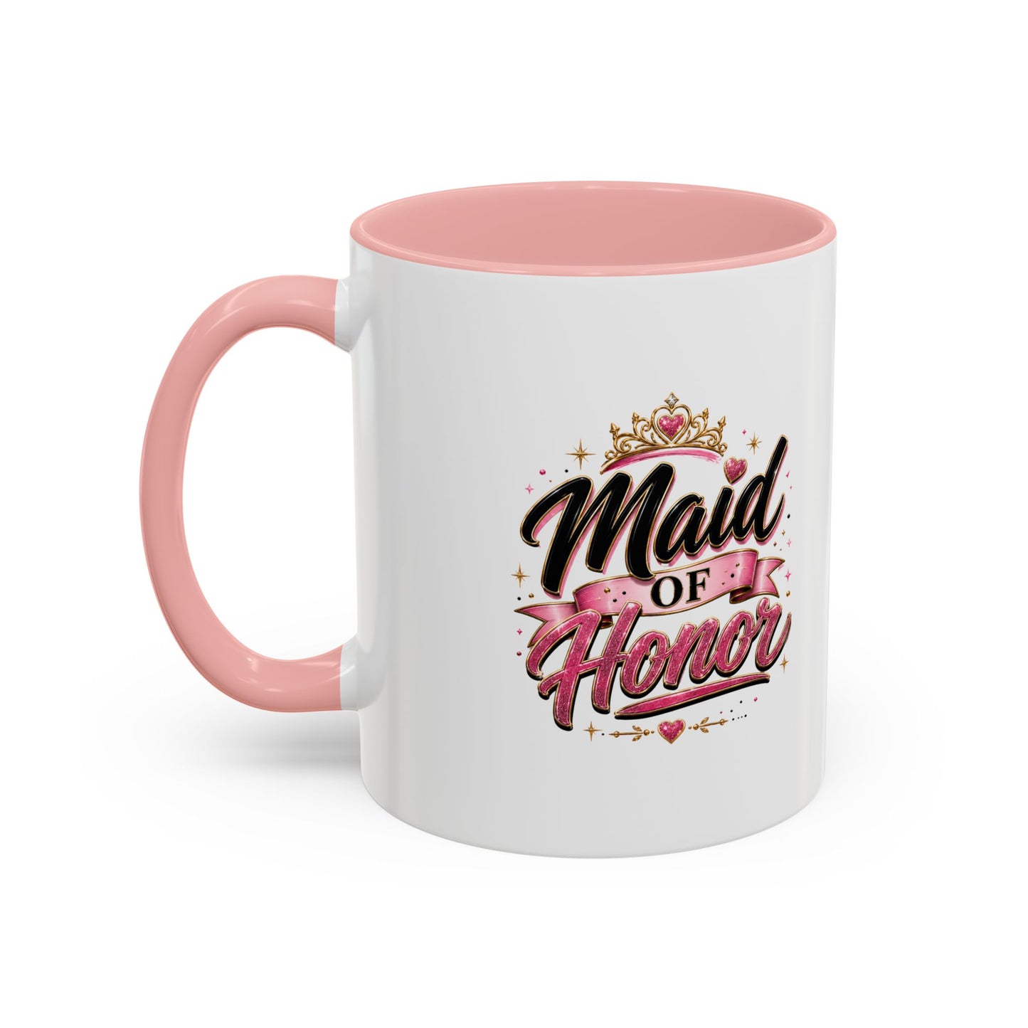 Maid of Honor Accent Coffee Mug — Bridal Party Gift (11/15oz)
