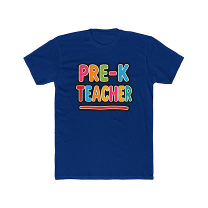 Pre-K Teacher T-Shirt — Colorful Retro Kids Classroom Tee