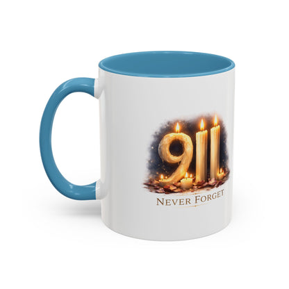 9/11 Never Forget Memorial Coffee Mug