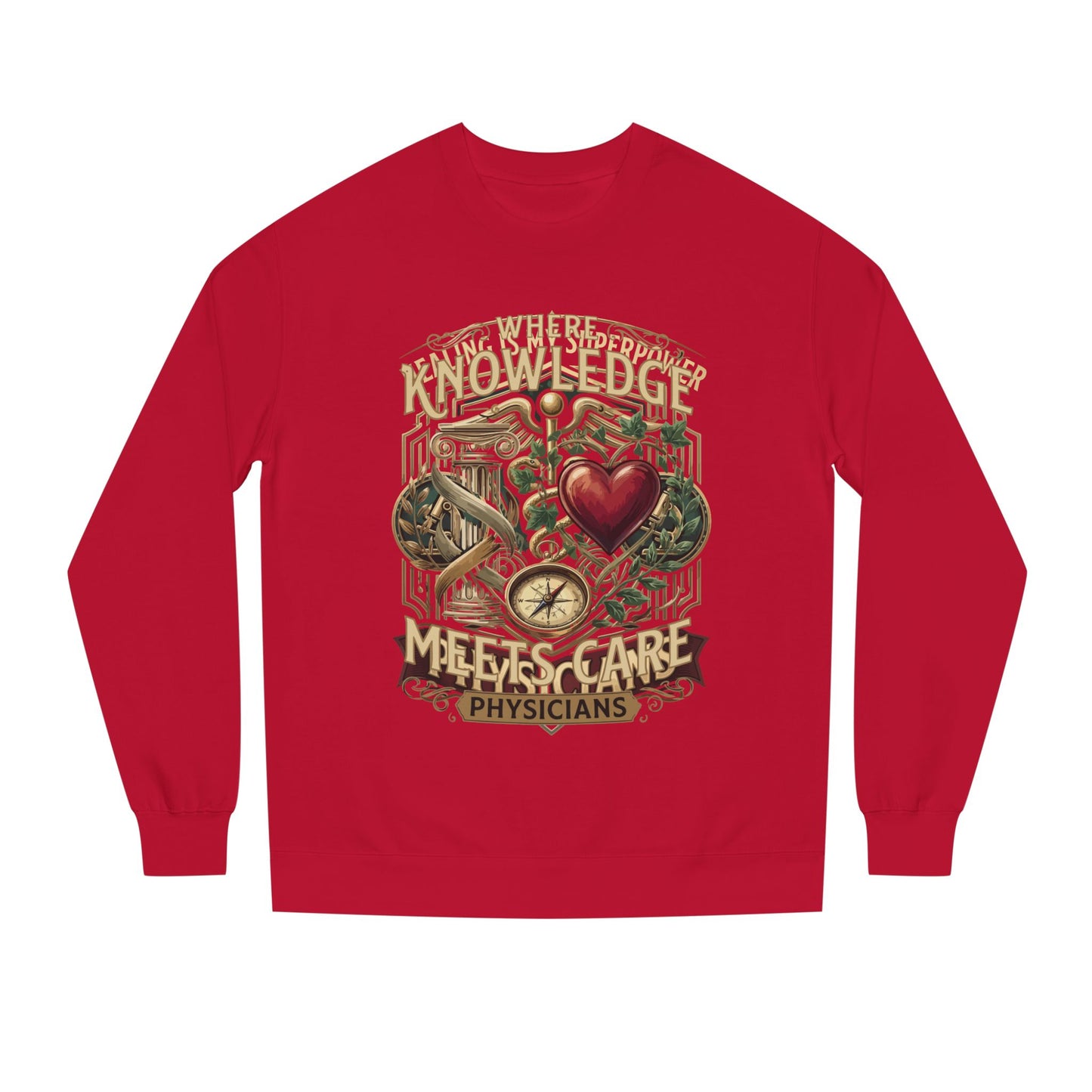 Physicians "Where Knowledge Meets Care" Crewneck Sweatshirt