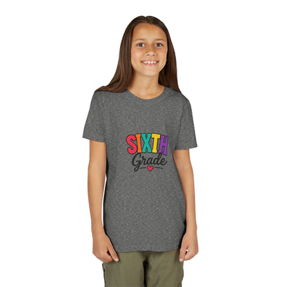 Sixth Grade Youth Tee – Colorful Back to School Shirt