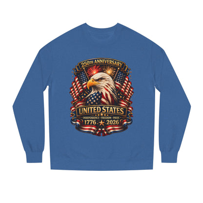 250th Anniversary United States Eagle Sweatshirt – 1776–2026 Patriotic Crewneck