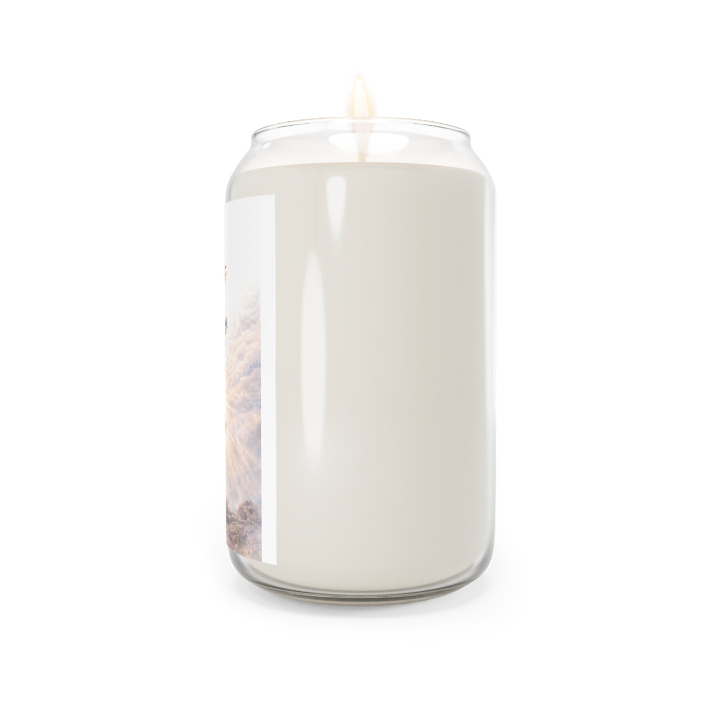Christian Soy Candle — "Jesus Over Everything" Scented 13.75 oz