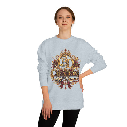 Crewneck Sweatshirt — 'CB Creations by Donna' Ornate Gold Emblem