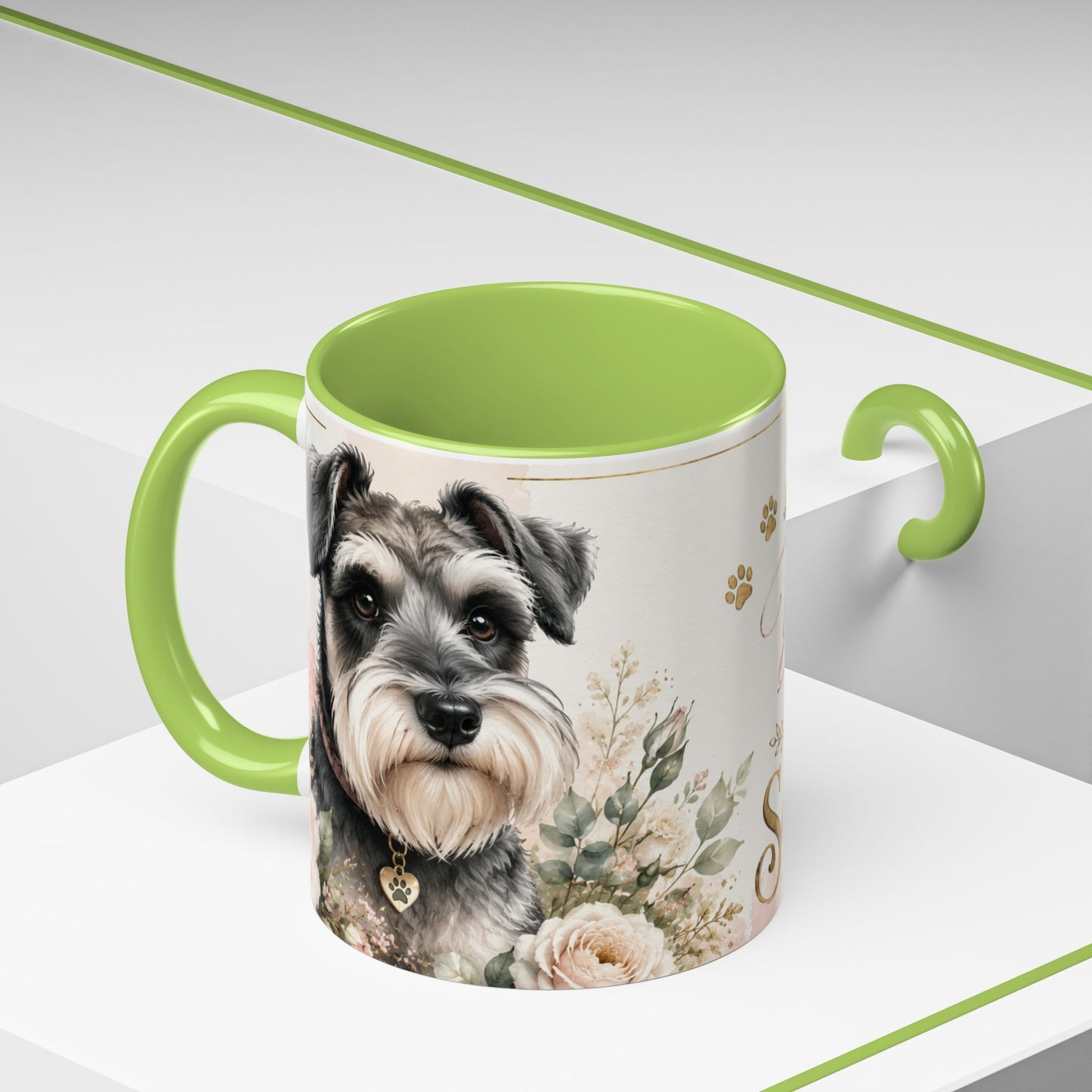 Life Is Better With a Miniature Schnauzer Accent Coffee Mug