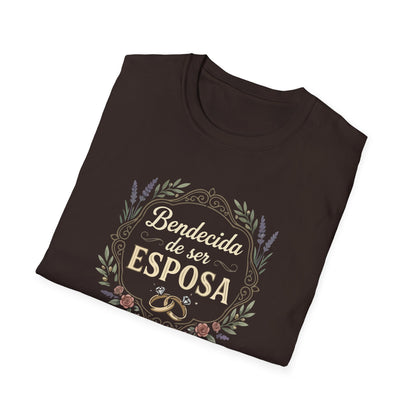Bendecida de ser Esposa T‑Shirt