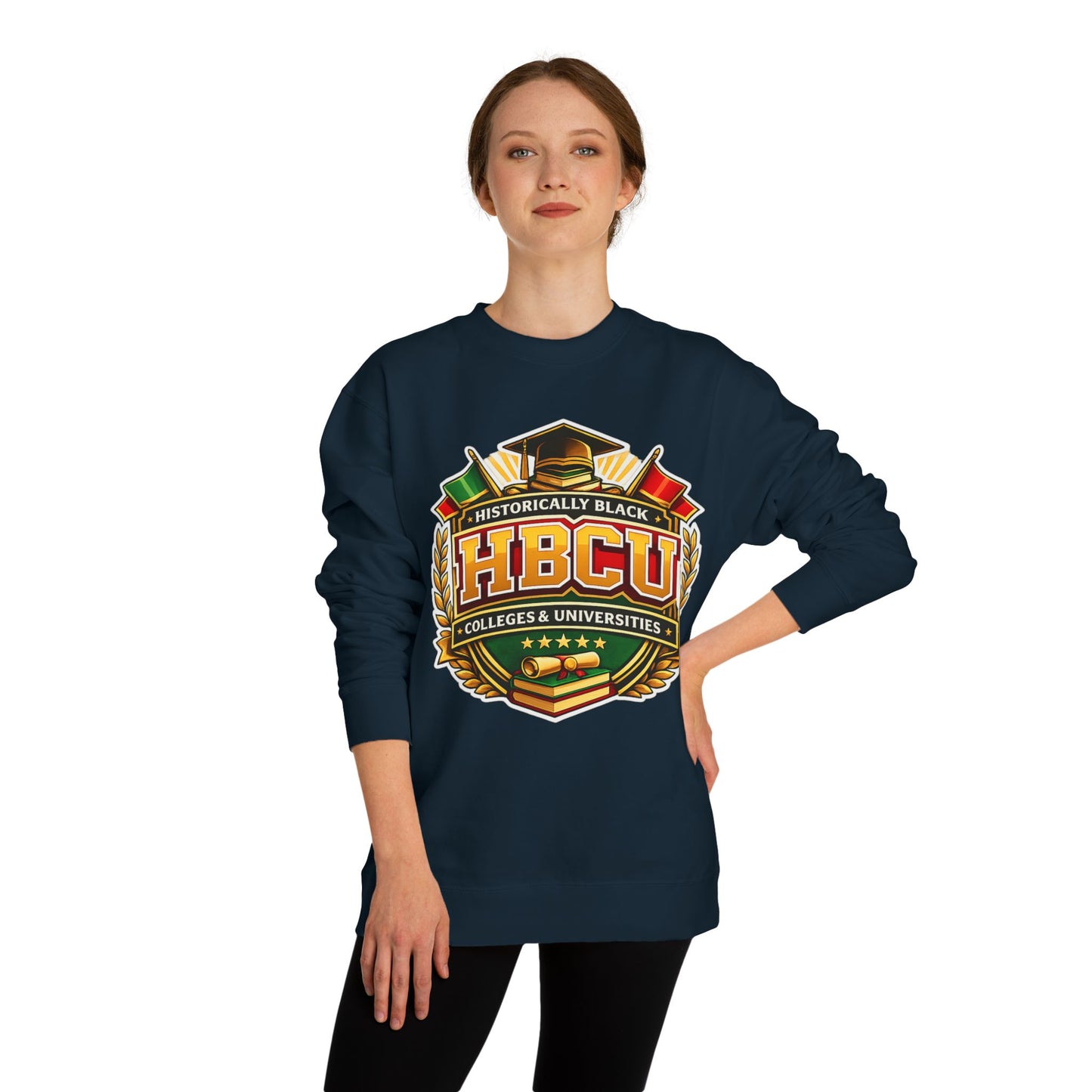 HBCU Crest Sweatshirt — Historically Black Colleges & Universities Crewneck