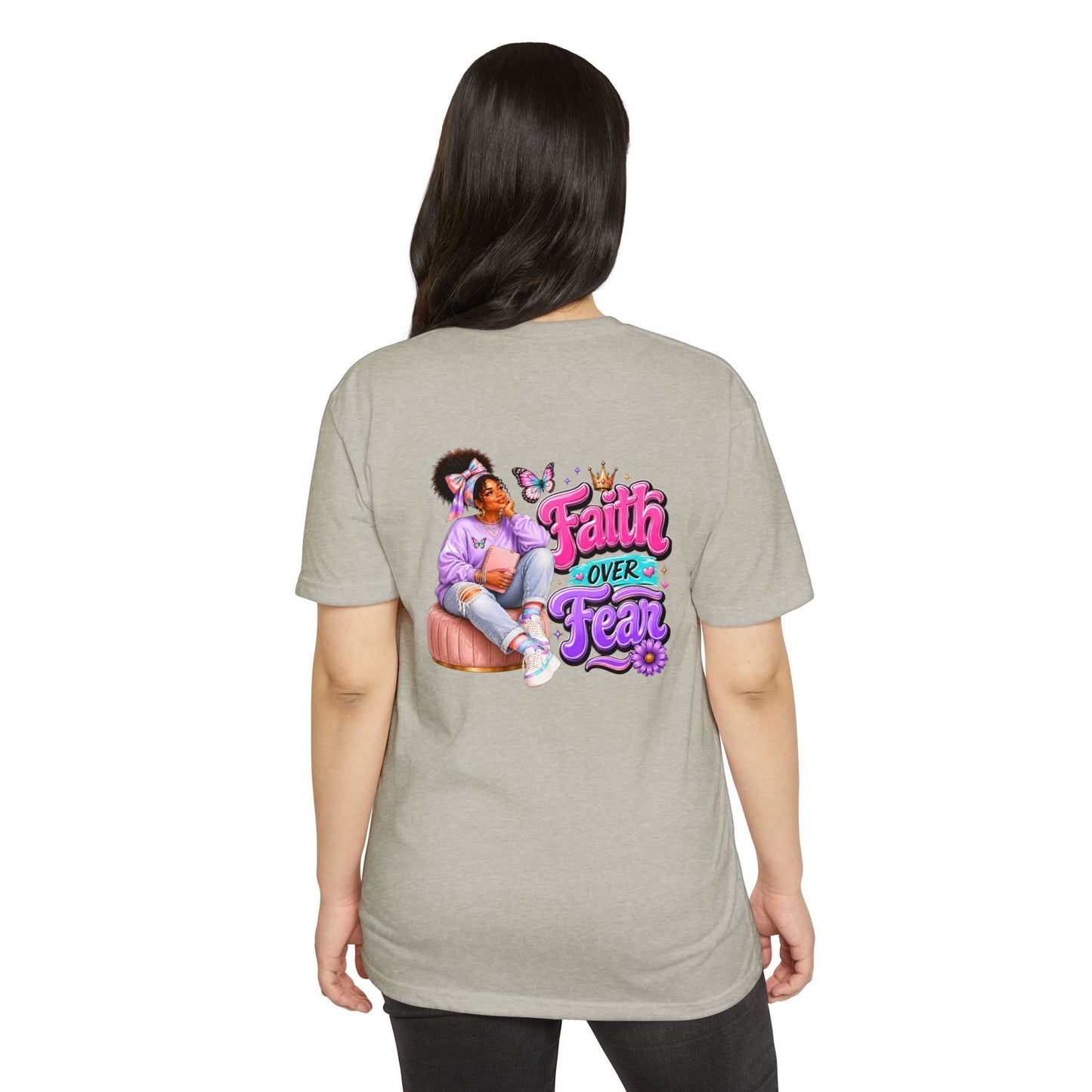 Faith Over Fear T‑Shirt — Inspirational Christian Graphic Tee