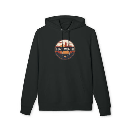 Fort Worth Skyline Hoodie — Retro Cityscape Sweatshirt