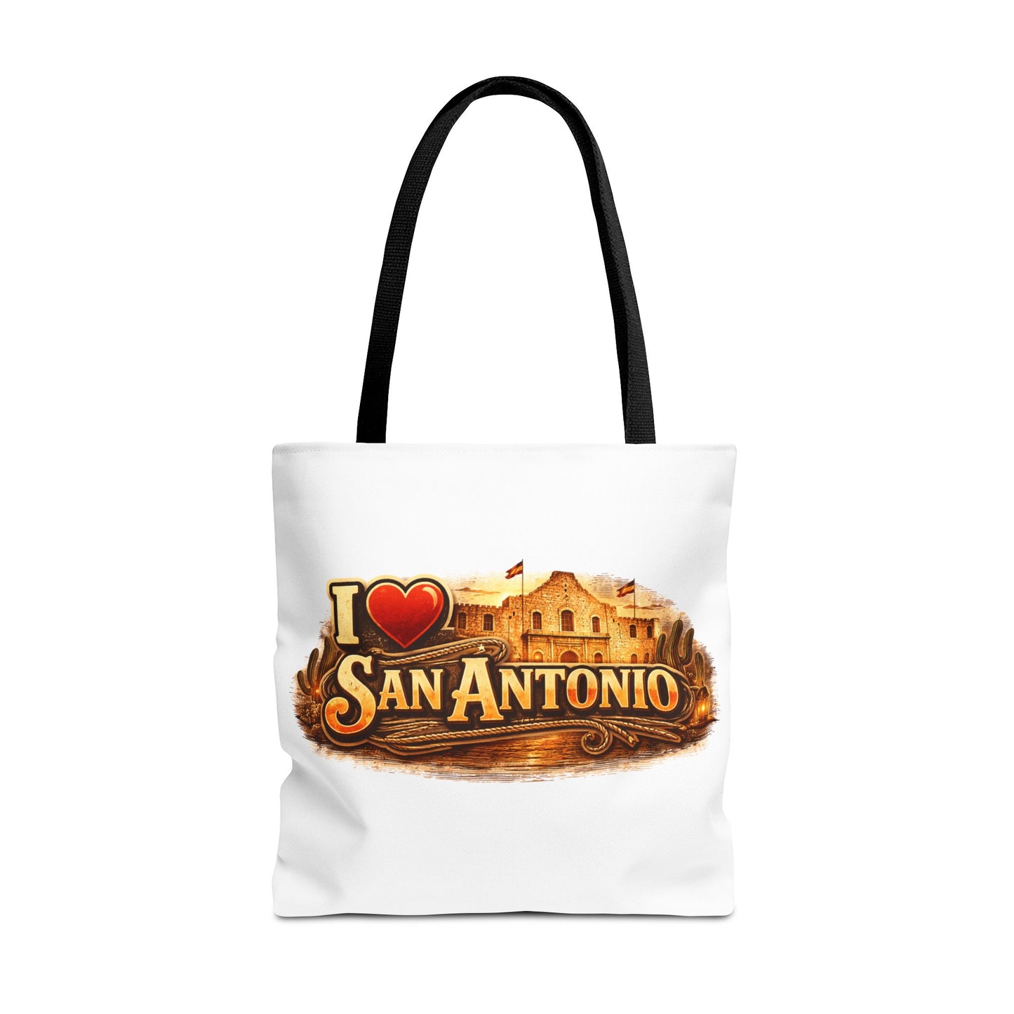 I  San Antonio Tote Bag — Alamo Vintage Souvenir Tote