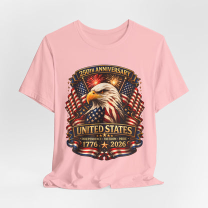 1776–2026 United States 250th Anniversary Eagle T-Shirt