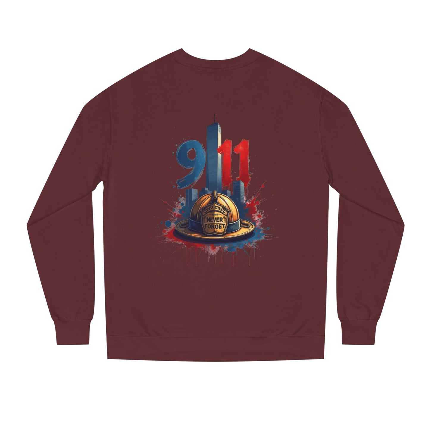 9/11 Memorial Sweatshirt – Firefighter Tribute Crewneck